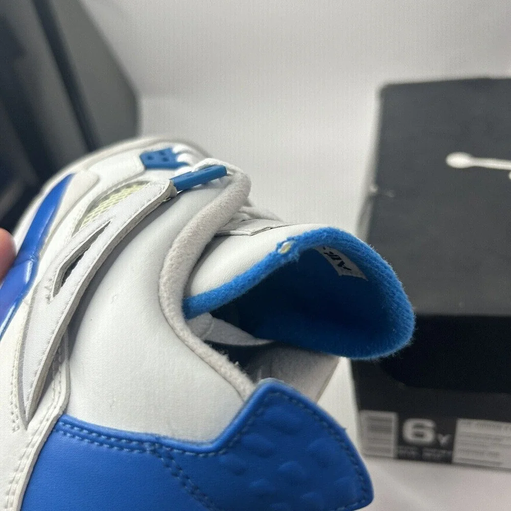 Nike Shoes Air Jordan 4 Retro GS “Military Blue” 2024 - Picture 10 of 10